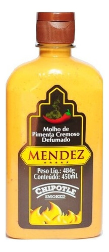 Molho De Pimenta Mendez Chipotle 450 Ml