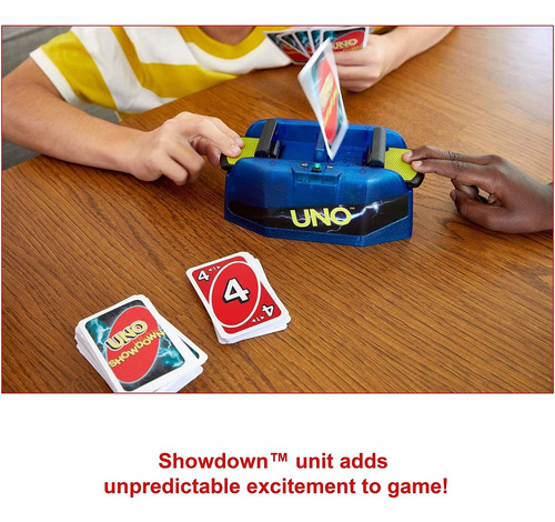 Mattel Games Uno Showdown Juego De Cartas Sobrealimentadas P