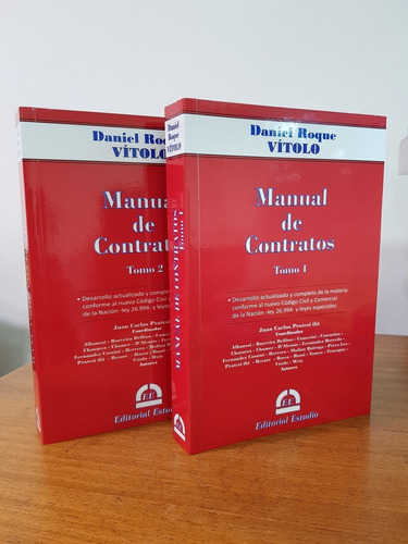 Manual Del Contratos Comerciales. 2 Tomos - Vítolo, Daniel R