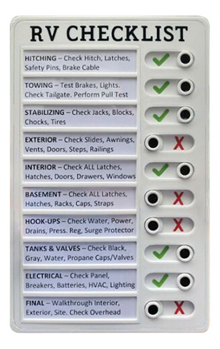 Tablón De Notas Checklist, Extraíble, Reutilizable, Para Tar