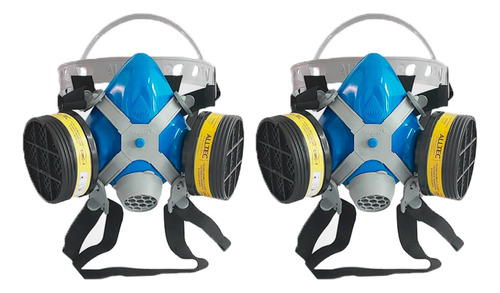 Kit 2 Máscara Respirador Semi Facial C/ 2 Filtros Vo/ga
