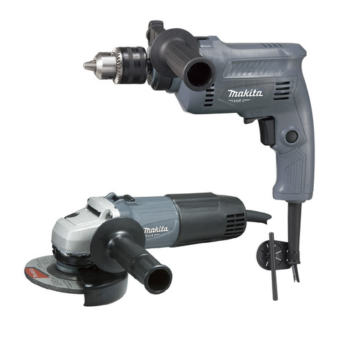 Imagen 1 de 4 de Amoladora 4 1/2 M0901 + Taladro 13mm M0801 (ssp) Makita