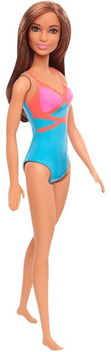 Barbie Praia Cabelo Castanho Ghw40 - Mattel