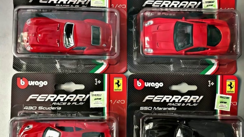 Auto Ferrari 488 Gtb 1/43 Burago Metal