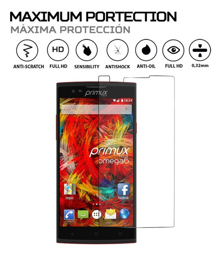 Protector De Pantalla Anti-shock Primux Omega 6 4g