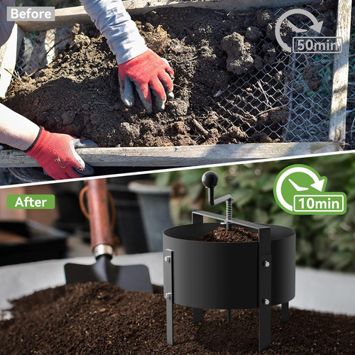 Tamiz De Suelo Giratorio, Cernidor De Compost, Malla De...