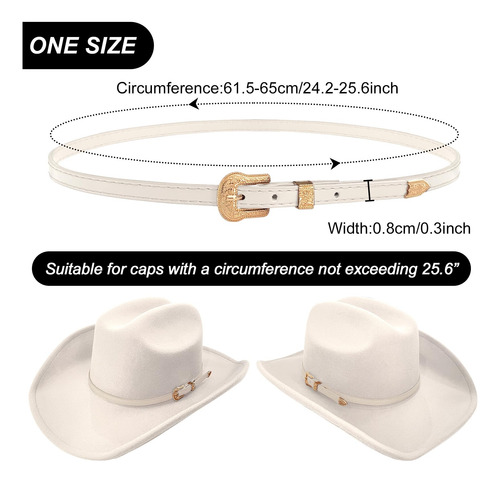 Banda De Sombrero Occidental Para Mujer, Banda De Sombrero