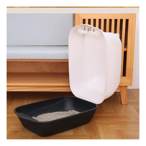 Caja De Arena Para Gatos Grande, Suministros De