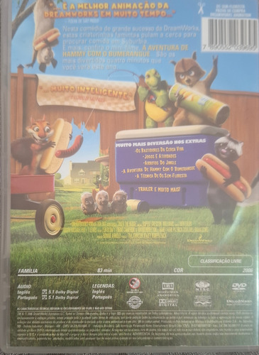 Os Sem Floresta - Bonnie Arnold - Dreamworks - Dvd (Usado)