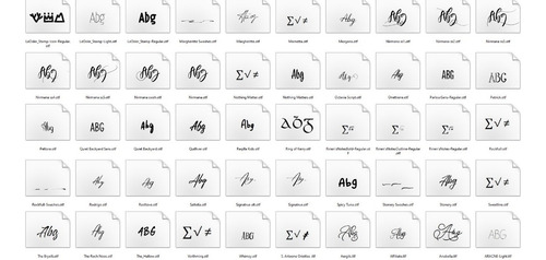 Pack +150 Fuents Tipografia Caligrafia Boda Invitacion Xv