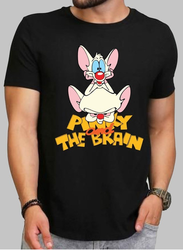 Playera Pinky Y Cerebro, Rostros Y Leyenda Original