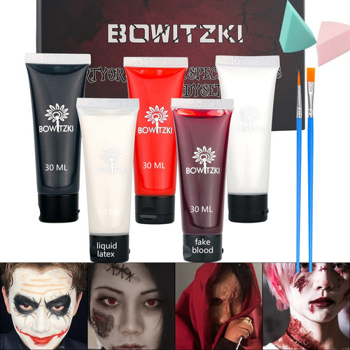 Bowitzki Sfx - Kit De Maquillaje Para Halloween, Maquillaje.