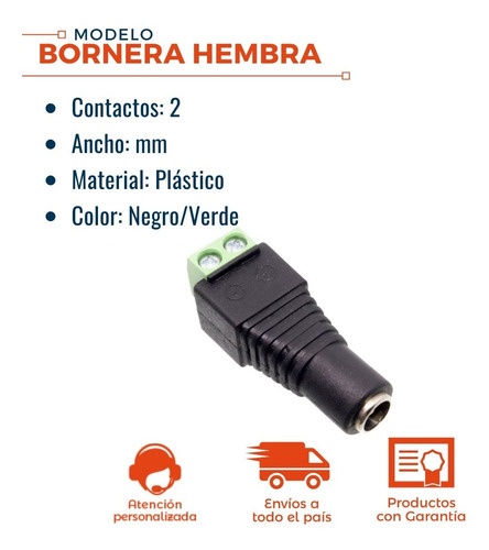 Imagen 4 de 8 de Pack X4 Pares Plug Macho + Hembra Bornera Conector Camaras