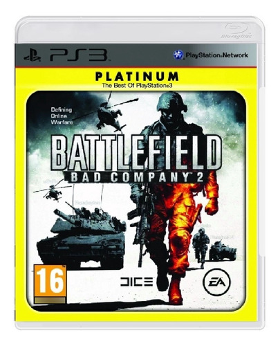 Jogo Ps3 Battlefield Bad Company 2 Platinum Ps3 (Recondicionado)