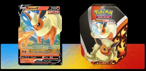 Pokémon - Lata - Evoluções de Eevee - Flareon V