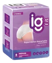 Comprar Ropa Interior Bombachas Ig Fit Talle M Mediano 8 Unidades
