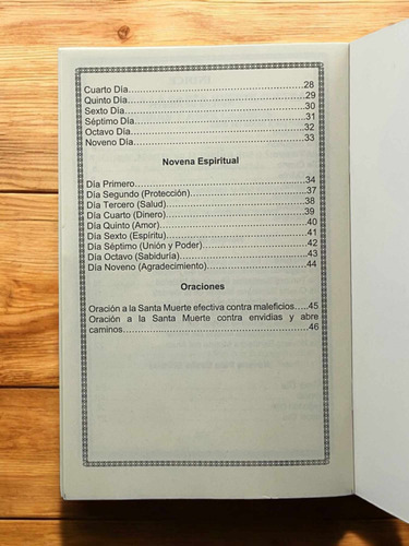 Libro Santa Muerte Oraciones Poderosas, Novena Peticiones
