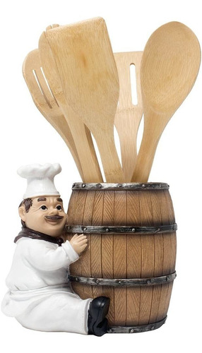 French Chef Pierre - Soporte Decorativo Para Utensilios De E