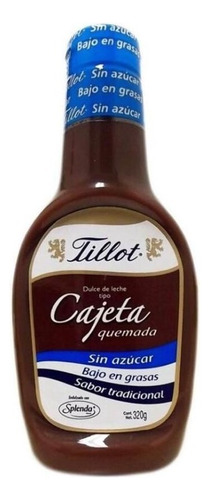 Cajeta Sin Azúcar Tillot Baja En Grasa 320g | Sugar Free