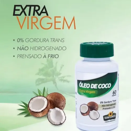 Óleo De Coco Extra Virgem Não Hidrogenado Prensado A Frio