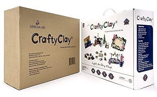 Crafty Clay Air Dry Kit De Modelado Para Niños Arcilla Suav 