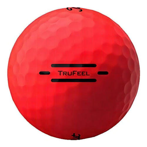 Pelotas De Golf Titleist Trufeel Rojo Mate - Una Docena