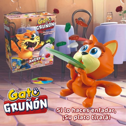 Imagen 4 de 8 de Gato Gruñon Juego De Mesa Original Wabro 26538
