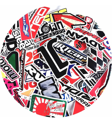 - 10/30/50/100 Unidades Cool Logo Jdm Modification Car