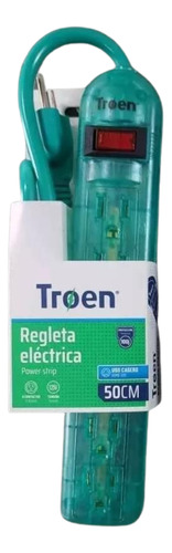 Regleta Multitoma Electrica De 6 Tomas Con Apagador Troen