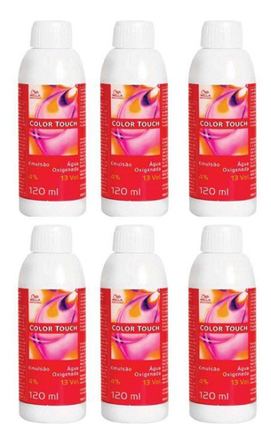  Emulsao Color Touch 120ml - Kit Com 6un