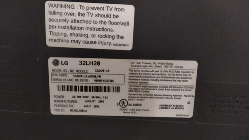 Tv LG De 32' (Usado)