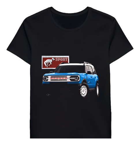 Remera Ford Bronco Heritage Edition Peak Blue Ford 137658124