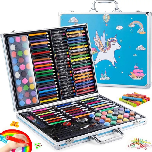 Set De Arte Profesional, Colores Lápices Kit Dibujo 178pcs