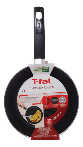 Sartén 20 Cm Antiadherente Simply Cook Rojo T-fal B5740282