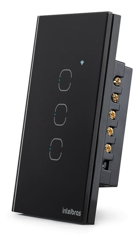 Interruptor Smart Wi-fi Touch 3 Ews1003 Pt Intelbras(sc)(pp)