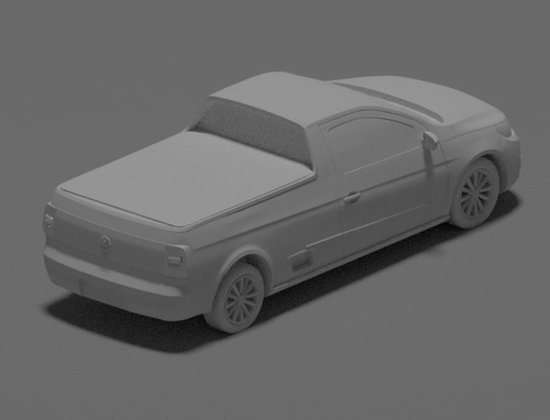 Stl Volkswagen Saveiro G5 Para Impresión 3d
