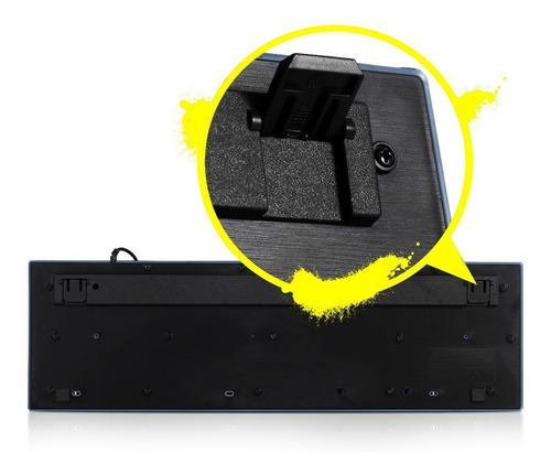 Imagem 6 de 8 de Kit Teclado Semi Mecânico Gamer Led Rgb Mouse Óptico M800