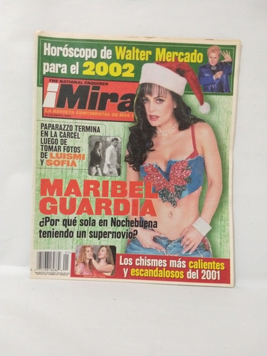 Revista Mira Maribel Guardia Enero 2002 