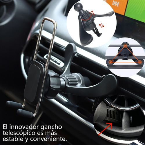 Imagen 4 de 9 de Soporte Magnetico Universal Para Teléfono De Coche, Mejorado