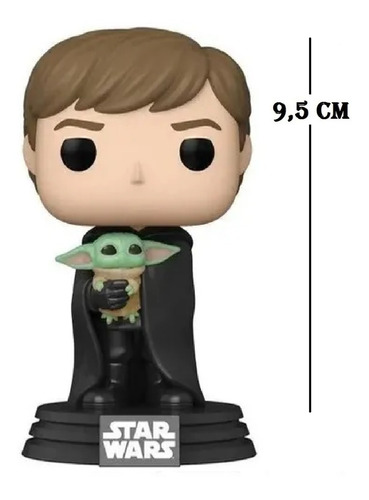 Funko Pop 482 Star Wars Luke Skywalker With Grogu Original
