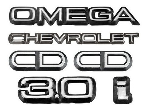 Kit Emblema Omega Chevrolet Cd 3.0 I