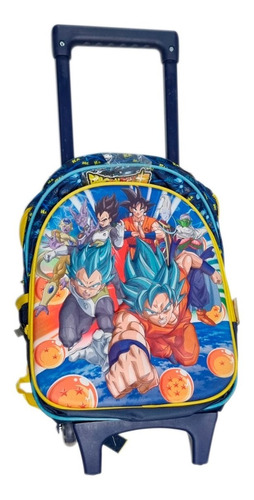 Maleta Ruedas Pequeña Dragon Ball Z Super Película Goku Vege