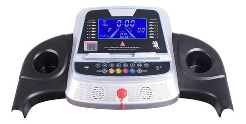 Imagen 4 de 4 de Cinta de correr eléctrica JBH Home QH9816 220V color negro y gris