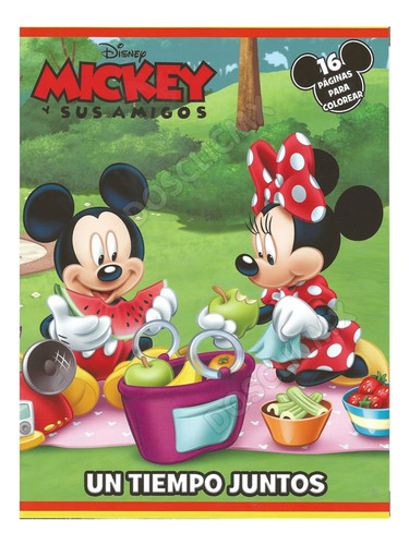 10 Libros Colorear Infantil Mickey Mouse Disney Niño 16 Pg