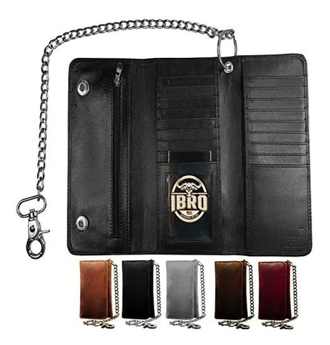 Ibro Cartera De Cadena De Moto Para Hombres  100% Nz98j