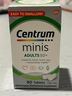 Centrum Silver Adultos Mujeres 50 Anos 80 Tablets