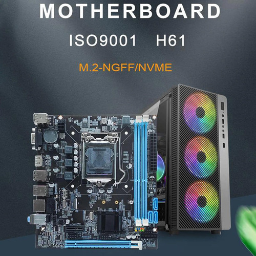 Micro Atx Placa Base, Ranura De Cpu Lga 1155, Canal Ddr3, M.