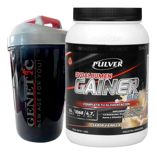 Gainer Pulver 1.5 Kilo Fuerza Y Rapido Crecimiento Muscular 