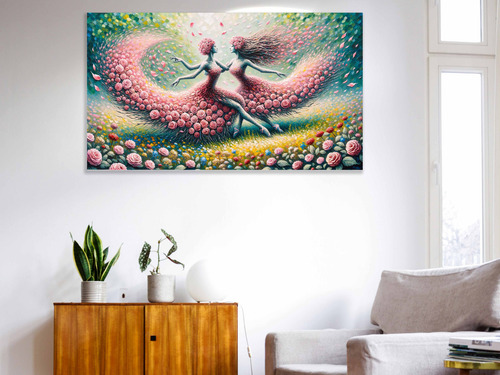 Cuadro Calidad Arte En Lienzo Con Bastidor En 70x40cm N1274