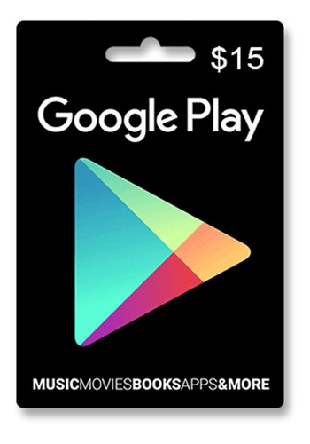 Tarjeta Google Play U$15 Usa | Entrega Inmediata - Gamer24hs